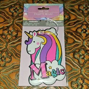 Childrens Unicorn Magic Bag Tag. Luggage finder!!NWTS